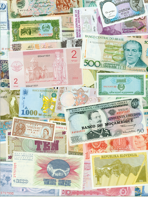 Banconote 50 paesi