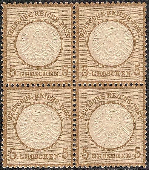 Germania n.19 in blocco da 4 001